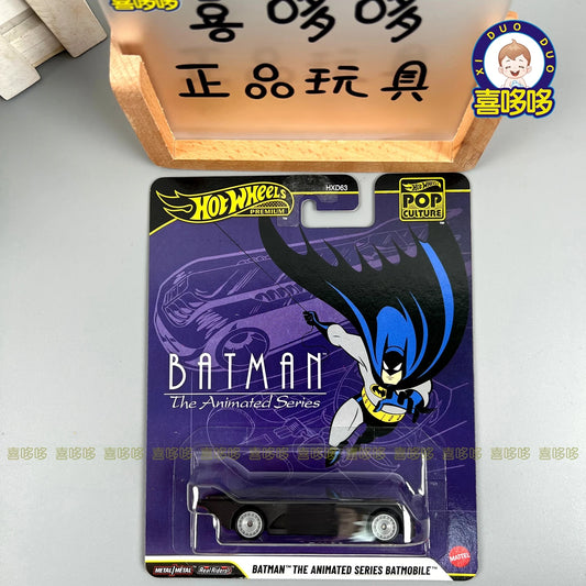 2025 Original Hot Wheels Premium Pop Culture 1/64 Batman Batmobile HotWheels Miniatures Car Hoteelws Diecast Model Car Hotweheel