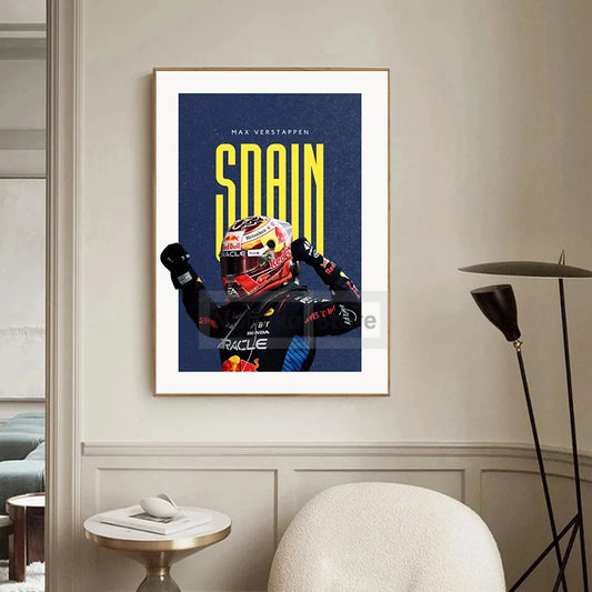 2024 Various Regions Racing Championships Winners Posters Racing Car Prints Canvas Painting Wall Art Pictures Home Room Decor