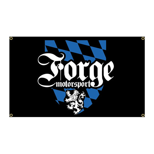 3x5Fts Forges Motorsport Flag Polyester Printed Racing Car Banner For Decor
