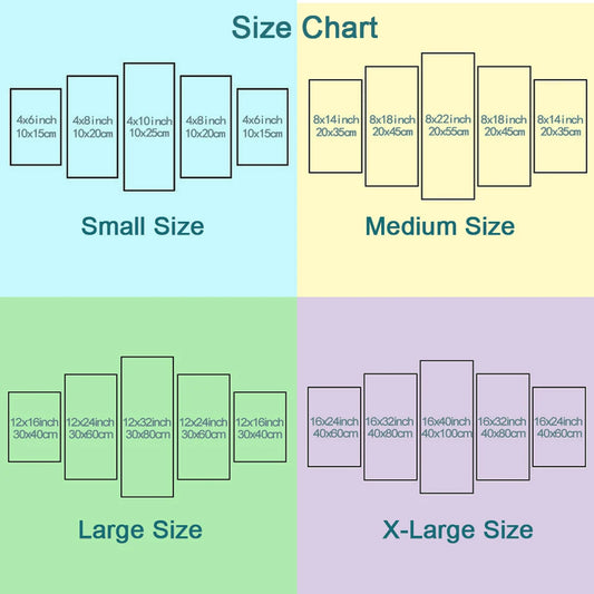 5 Pieces Wall Art Canvas Poster Abstract Retro Car Decor Painting Living Room Picture Print Bedroom Wallpaper Home Decoration