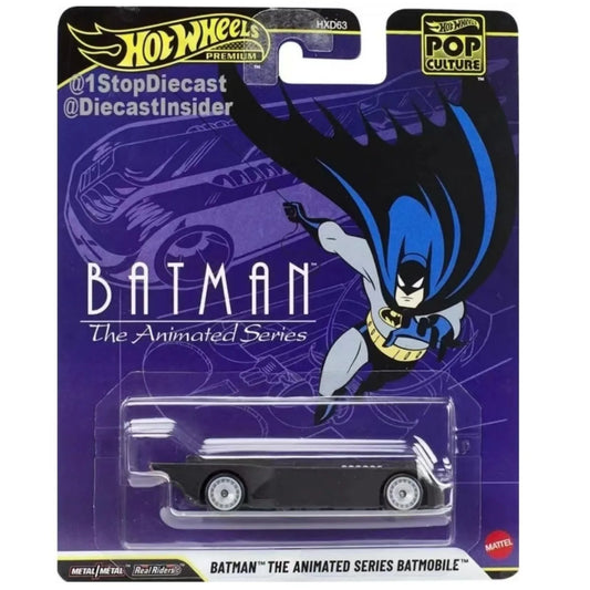 2025 Original Hot Wheels Premium Pop Culture 1/64 Batman Batmobile HotWheels Miniatures Car Hoteelws Diecast Model Car Hotweheel